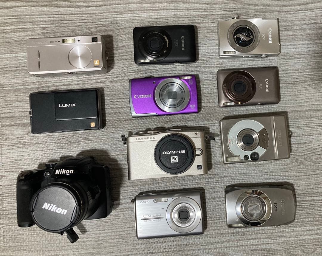 デジカメ11台まとめ売り　※動作未確認