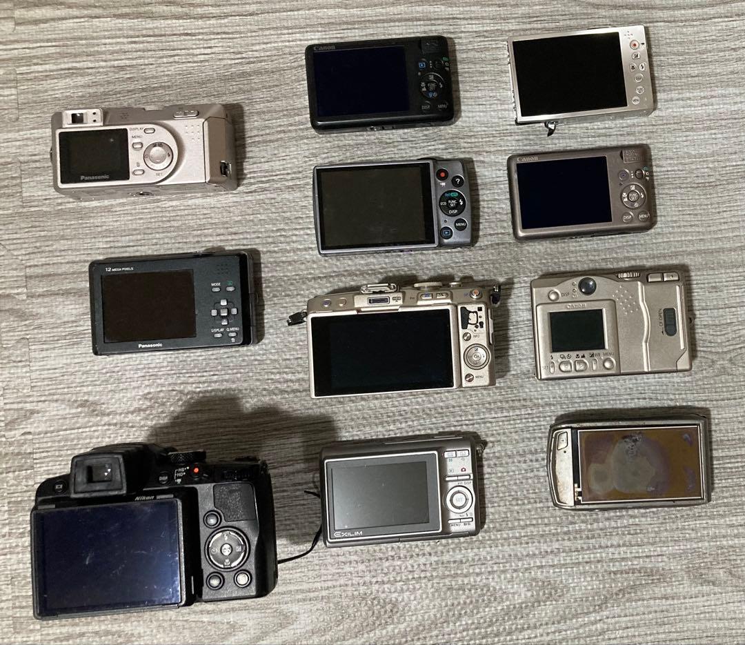 デジカメ11台まとめ売り　※動作未確認