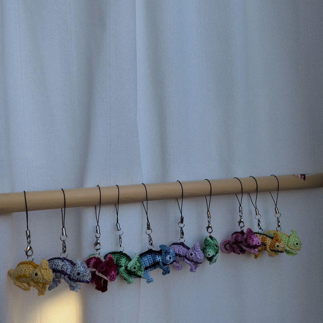 編みぐるみカメレオン　ウサギ　ハシビロコウ