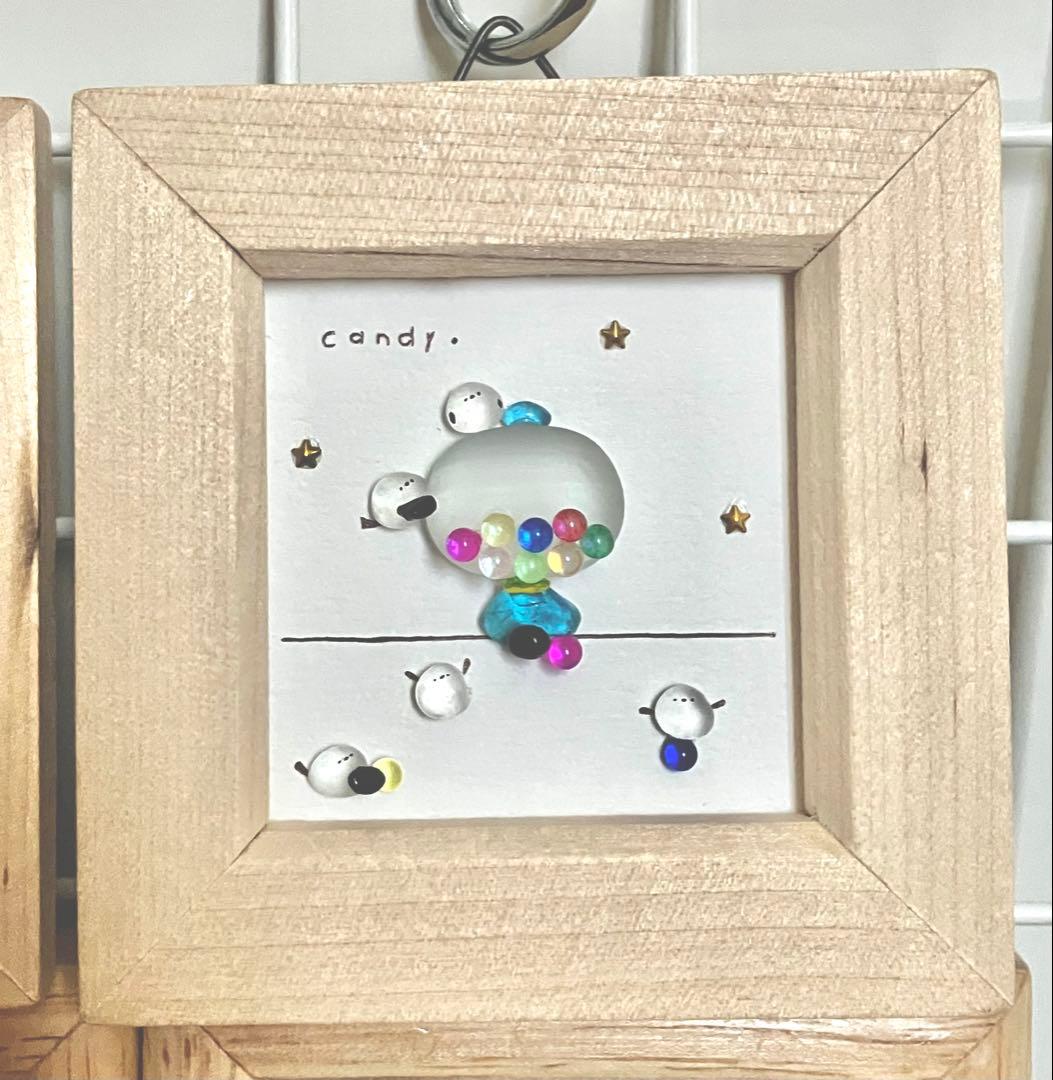 ハンドメイド作品セット⭐︎シマエナガ　シーグラスアート