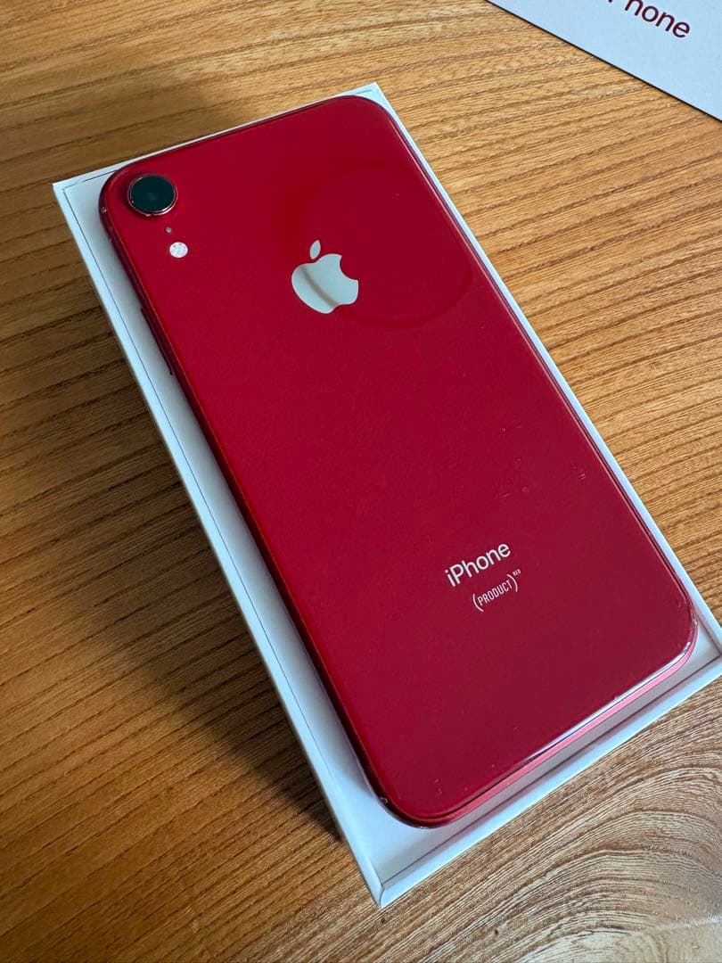 Apple iPhone XR (赤色) 本体