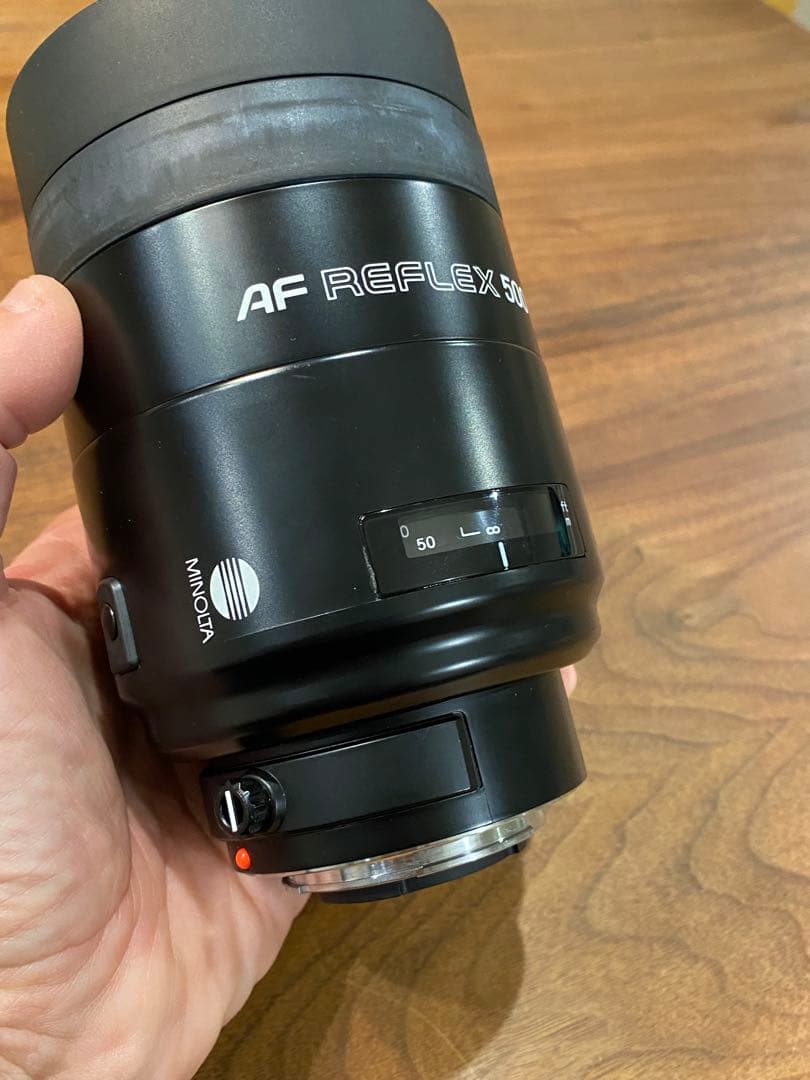 ミノルタ　MINOLTA AF reflex 500 単焦点レンズ　動作品