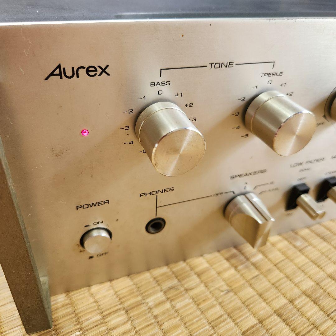 【レア】東芝 Aurex SB-320 ステレオアンプ レトロ