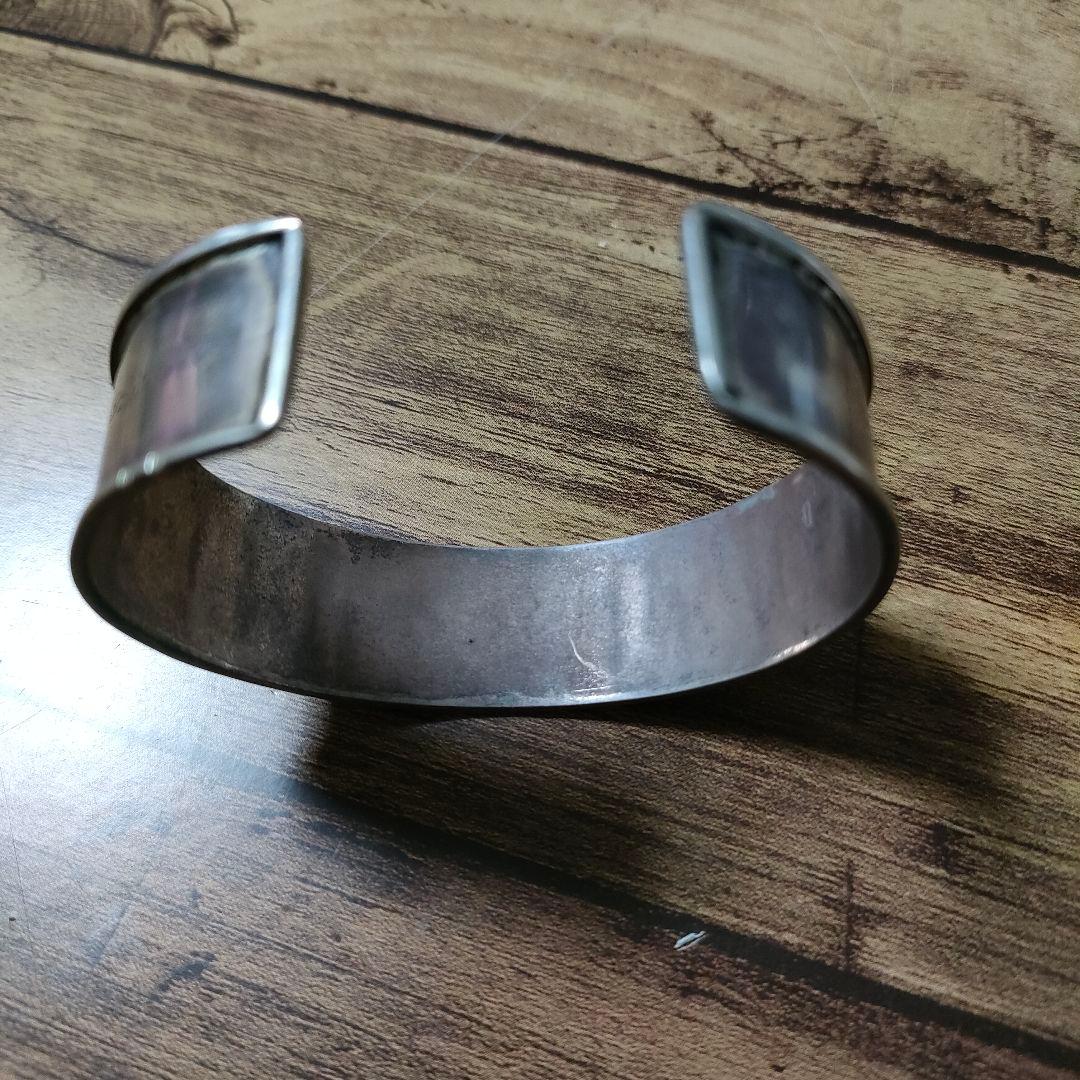 り*ん様 サハラ砂漠　トゥアレグ族　ハンドメイド　シルバーバングル