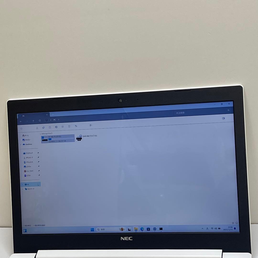 Windowsノート本体 #611 NEC LAVIE NS70C/M i7-8550U 8GB 256G