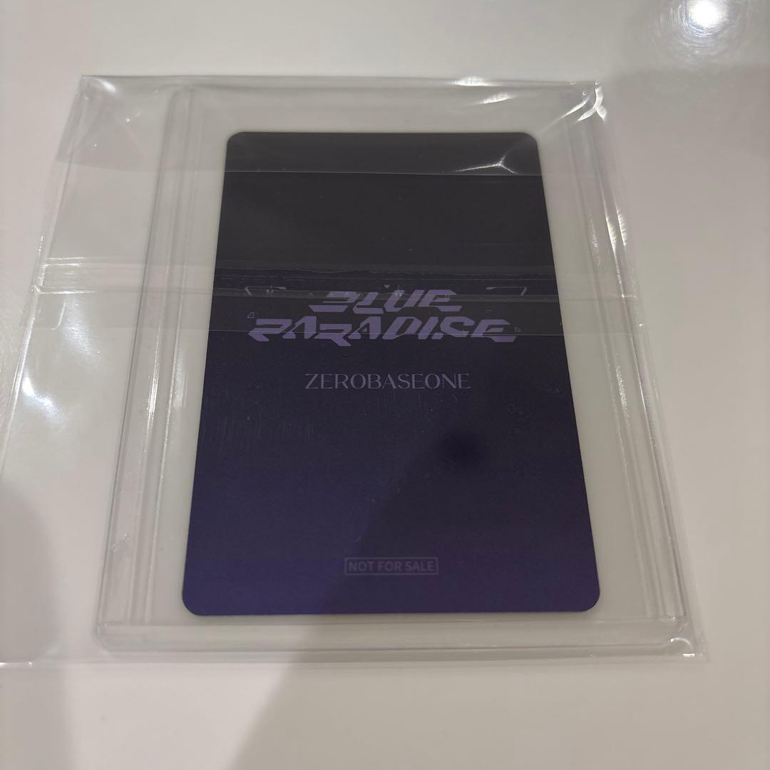 zerobaseone zb1 F賞 サイン入り フォトカード ハンビン トレカ