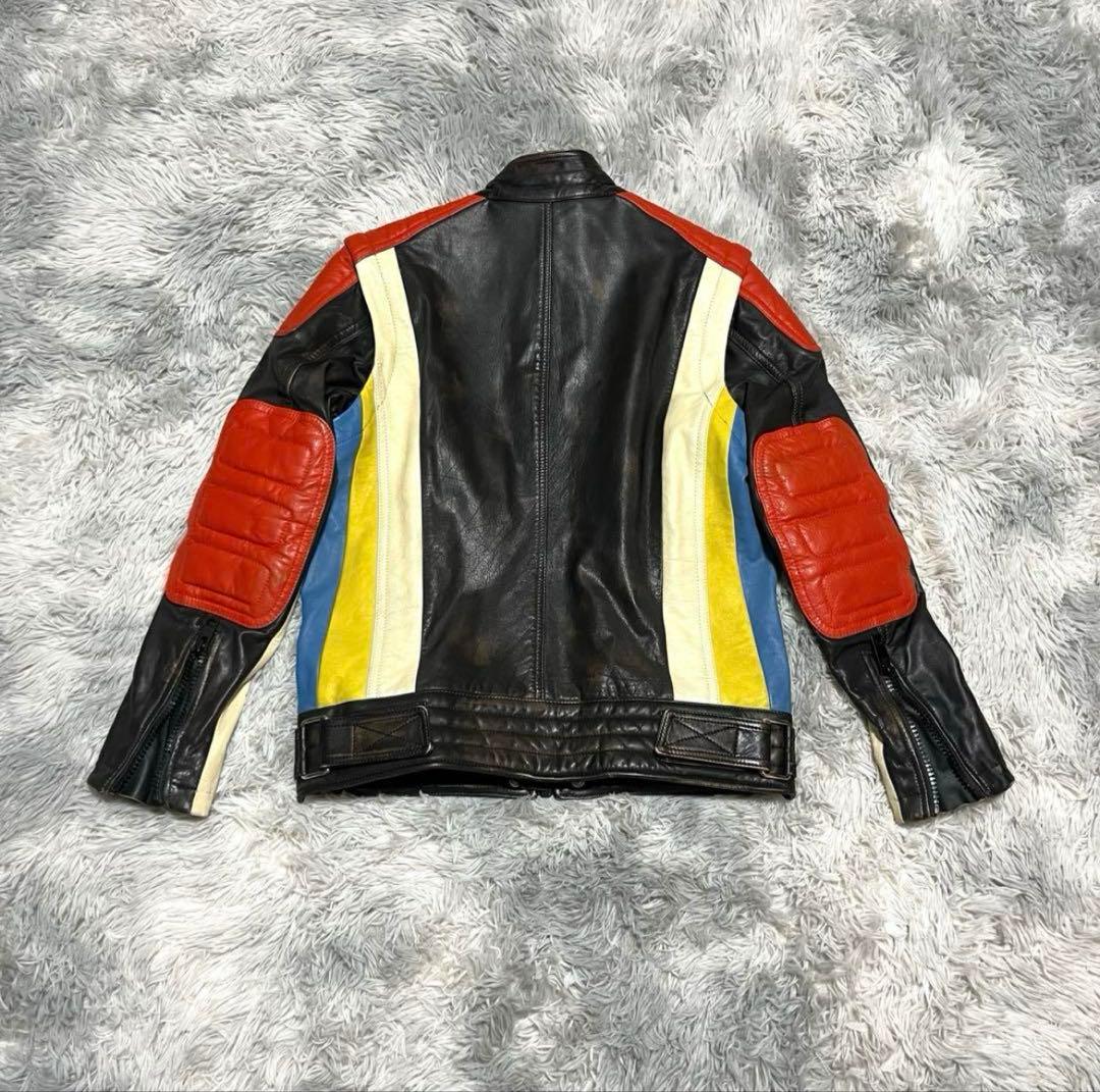 【美品】DIESEL 本革 2way マルチ〈定価137,500円〉