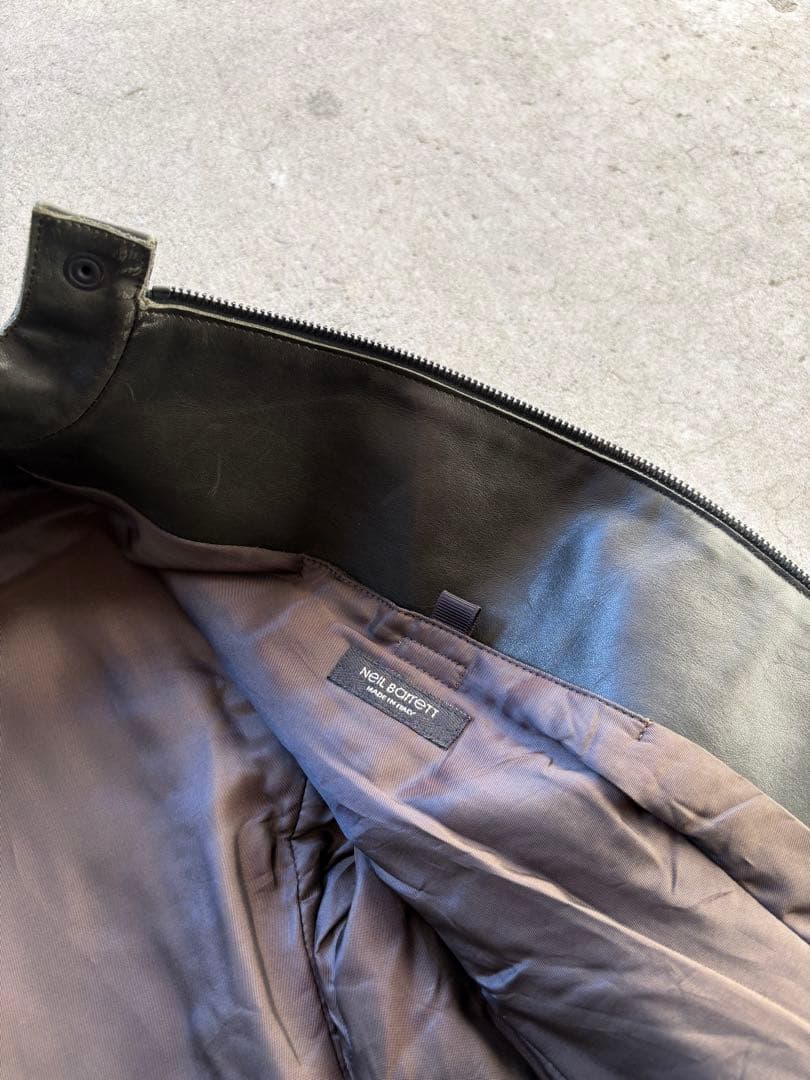 ジャケット・アウター 00s Neil Barrett leather jacket prada