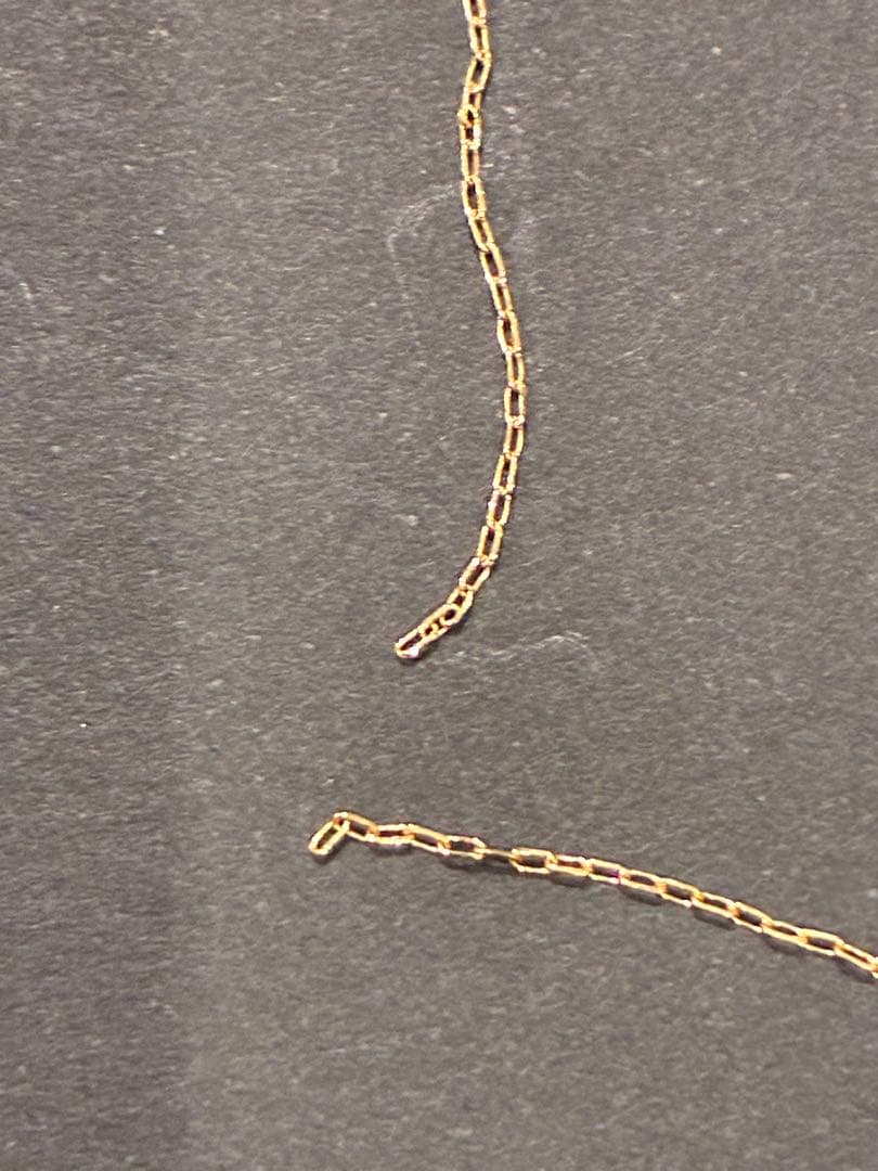 10K金ネックレス　【本物】　※ちぎれています‼️