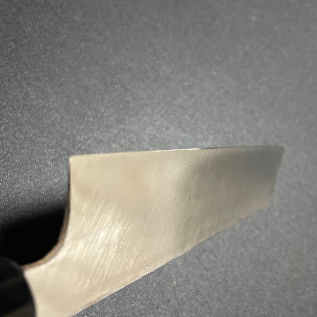 スケナリ　佑成　本焼　むきもの　6寸　刃渡り　181mm 黒檀八角柄　白一