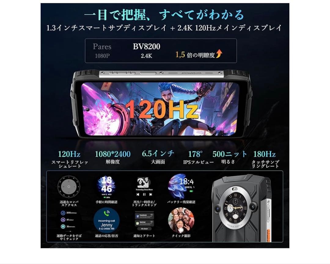 261174 Blackview BV8200 タフネススマホ