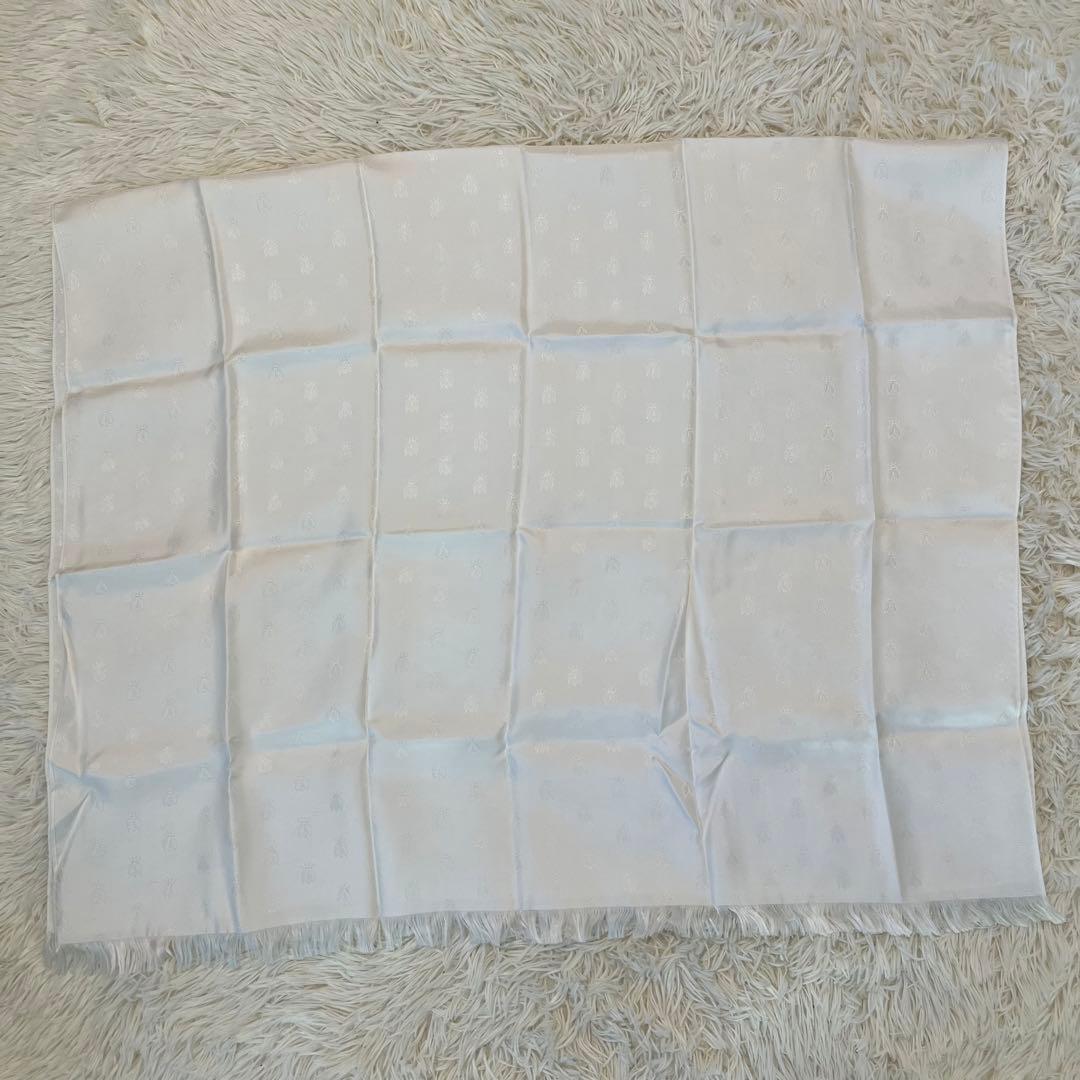 【未使用品】エルメス ストール シルク100% 白 ハチ 希少
