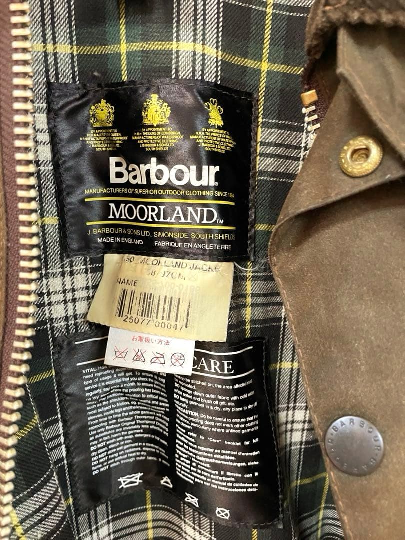 jojo 1031さん限定Barbour Moorland ジャケット カーキ