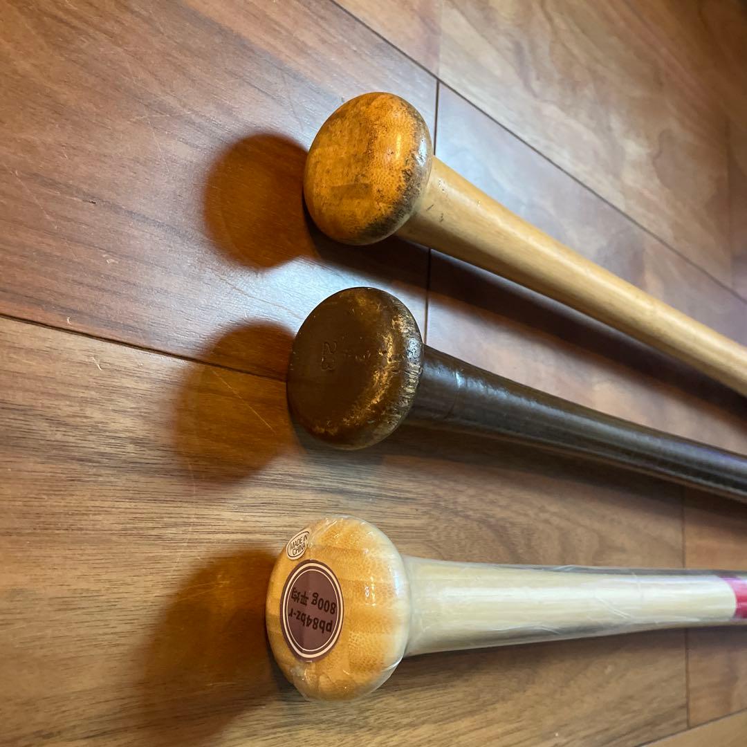 リンドスポーツバンブー製練習用バット&ルイスビルスラッガー木製バット