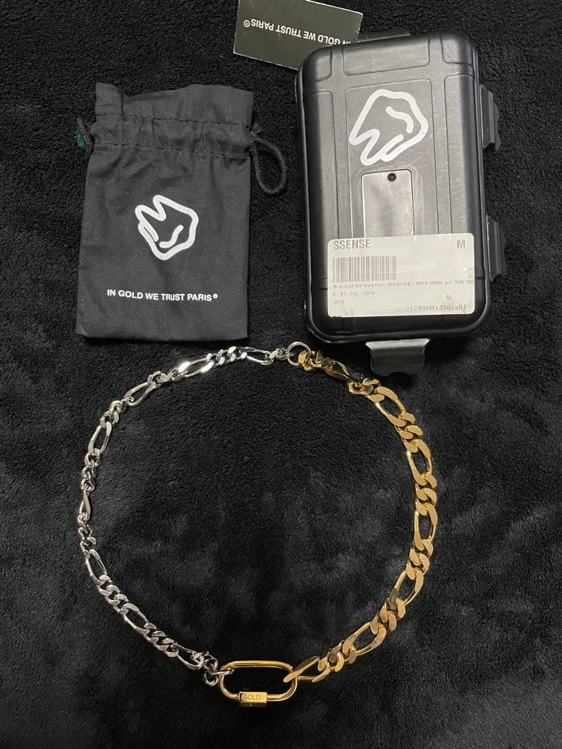 IN GOLD WE TRUST PARIS チェーンネックレス