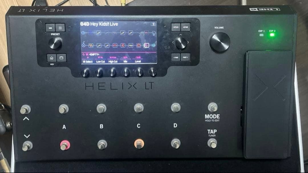 Line6 Helix lt マルチエフェクター（ギターとベースどちらも可）