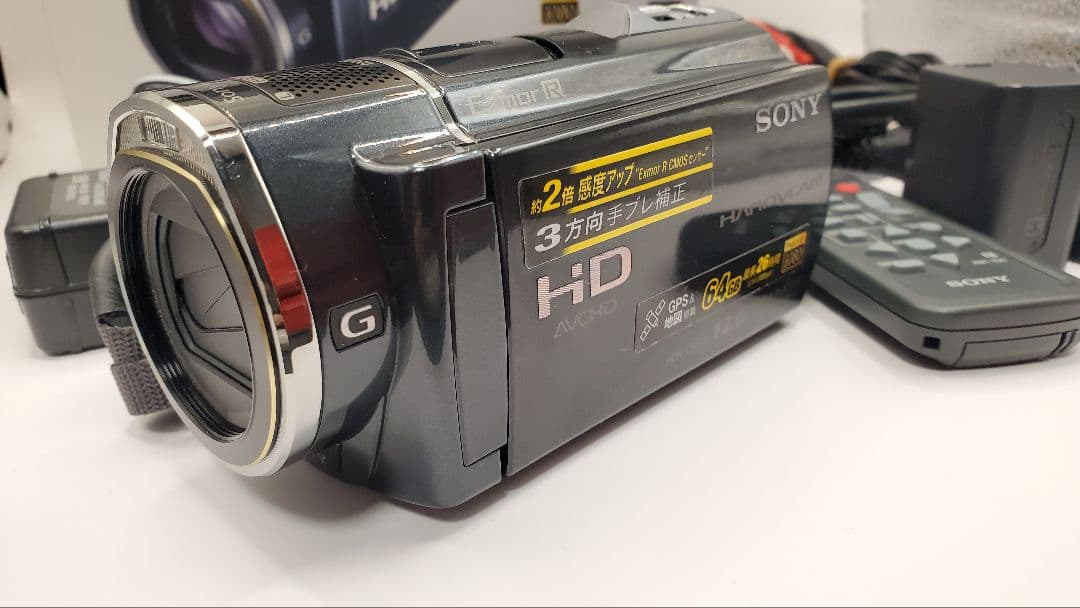 SONY HDR-CX520 ビデオカメラ バッテリー2個 付属品完備 美品