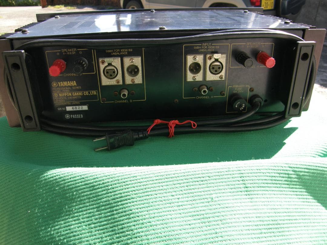 ヤマハ　アンプリファイヤーP2100ジャンク品の出品です❣