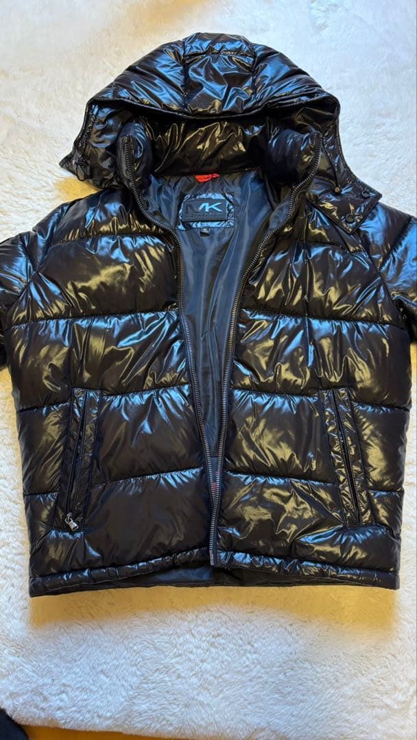 MICHAEL KORS ダウンジャケット　ブラック　フード付き　Mサイズ