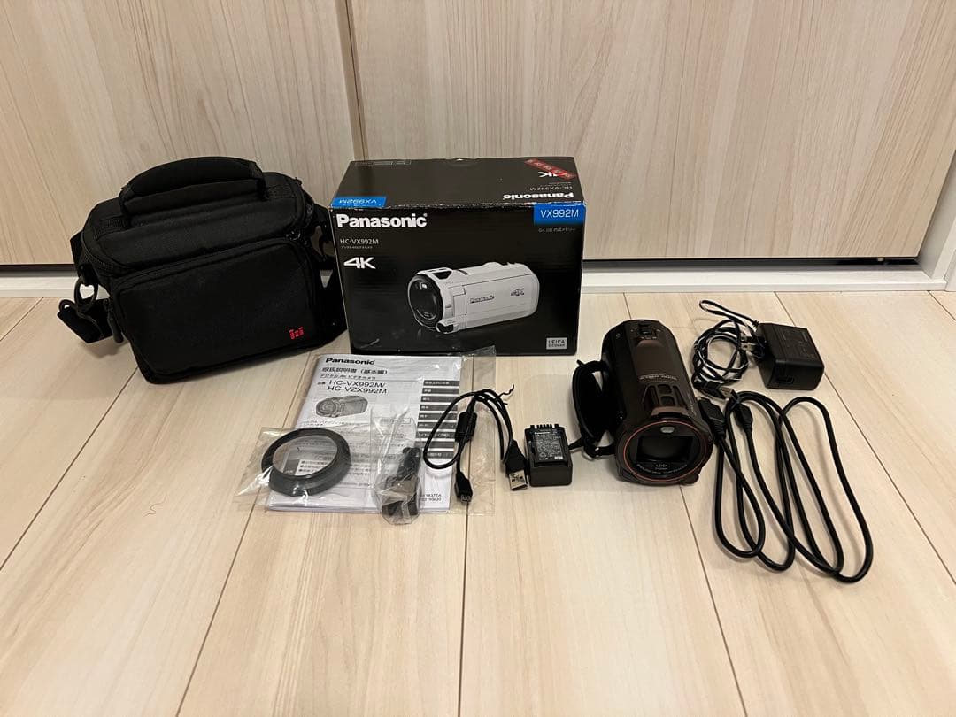 【ケース付・付属品完備】Panasonic HC-VX992M 4Kビデオカメラ