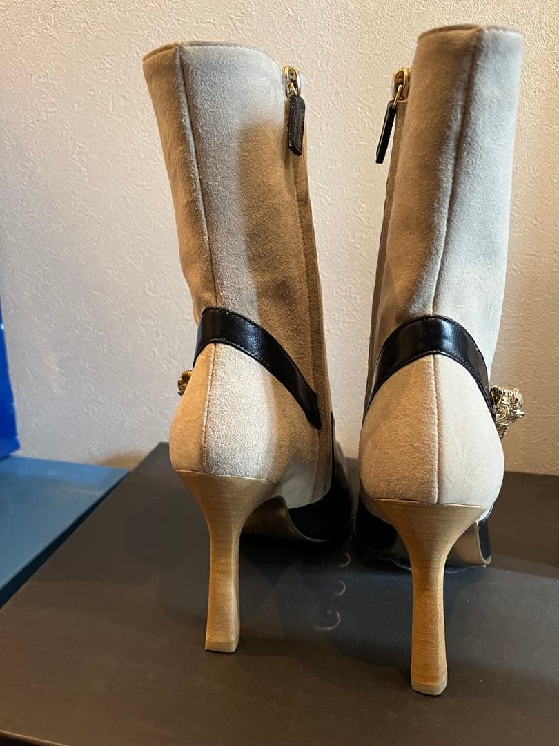 GUCCI レザー スエードブーツ　36