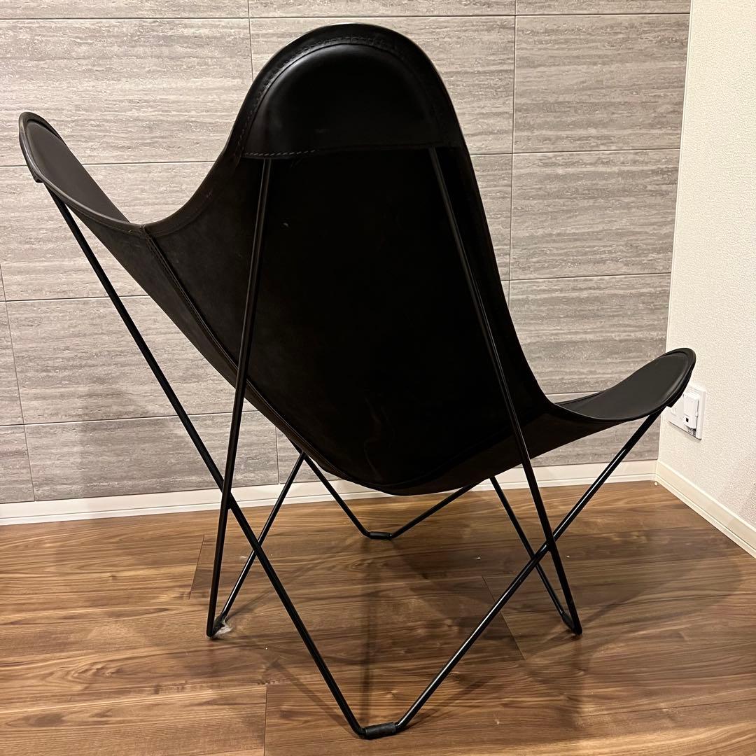 CUERO BKF バタフライチェア マリポサ ブラック