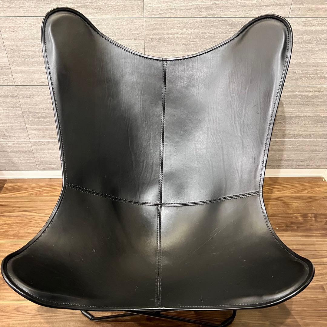 CUERO BKF バタフライチェア マリポサ ブラック
