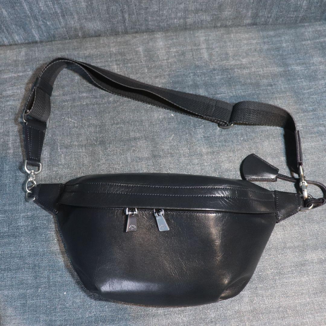 未使用級 アニアリ ボディバッグ アンティークレザー