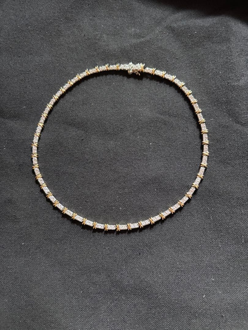 三代目　登坂広臣 omi 着用モデル　ダイヤ　テニスネックレス