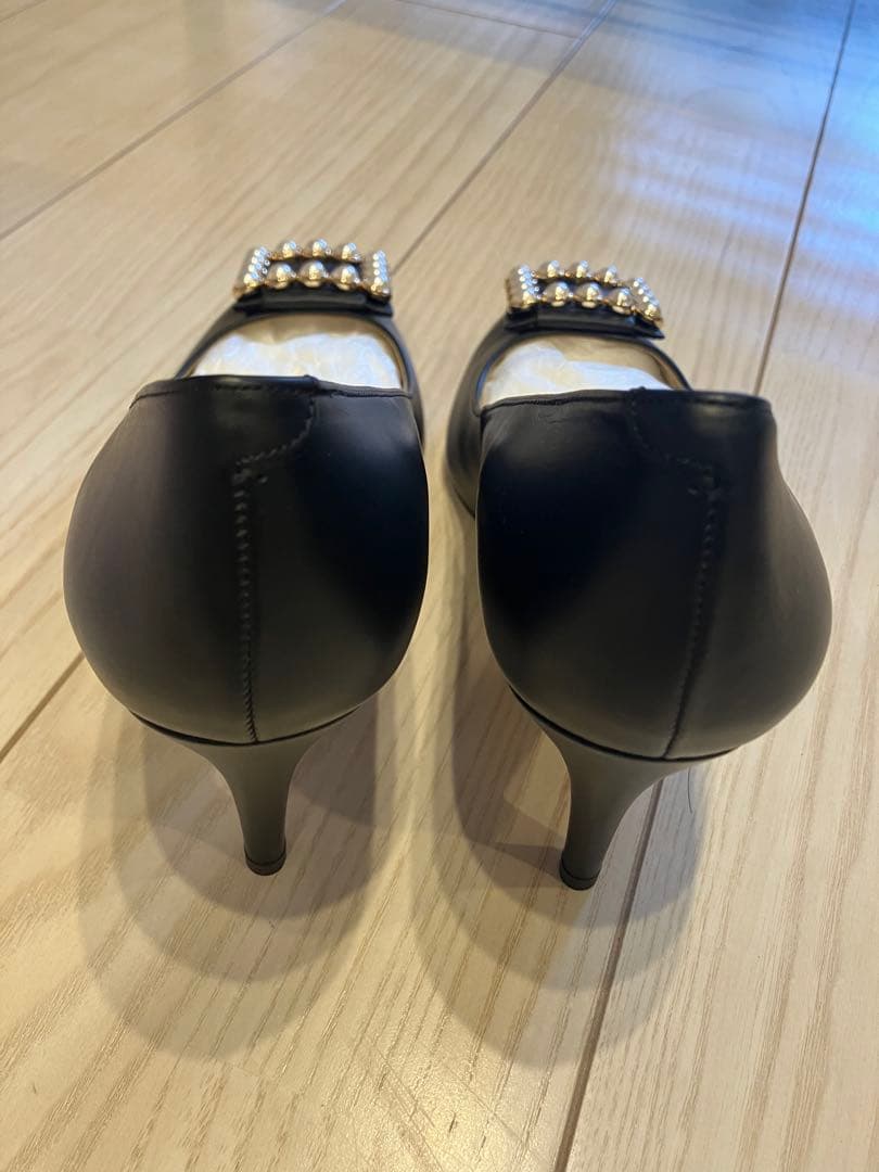 DIANA ダイアナ　パンプス　黒　パール　ピンヒール　未使用