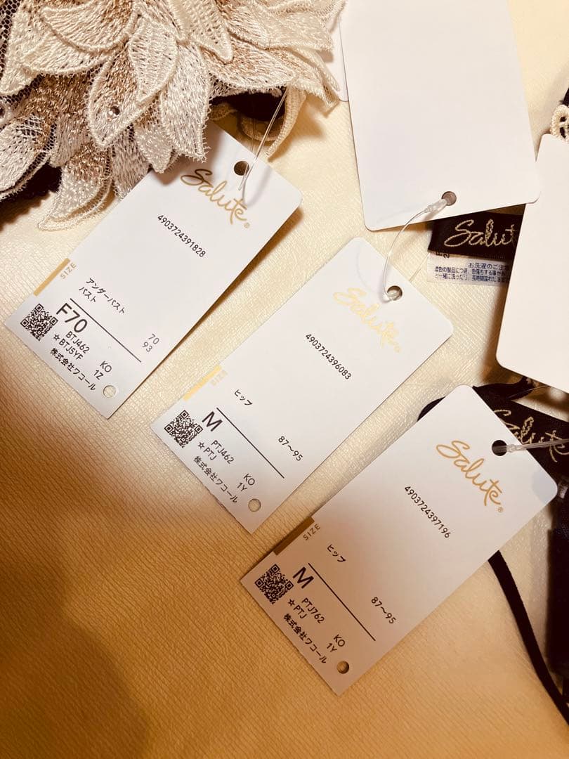 サルート 店舗限定 アールデコ F70/M 3点セット KO 新品未使用 タグ付