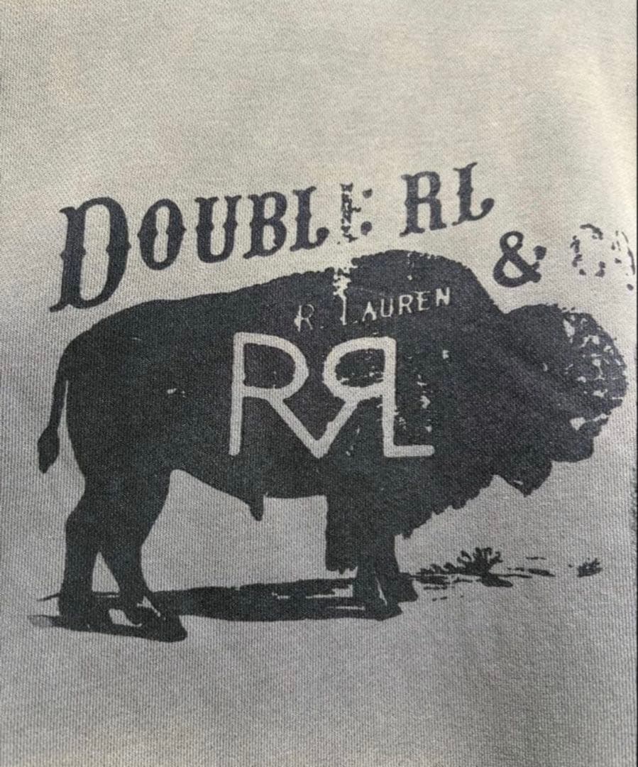T*u様 RRL Double RL ダメージ バイソン パーカー XL