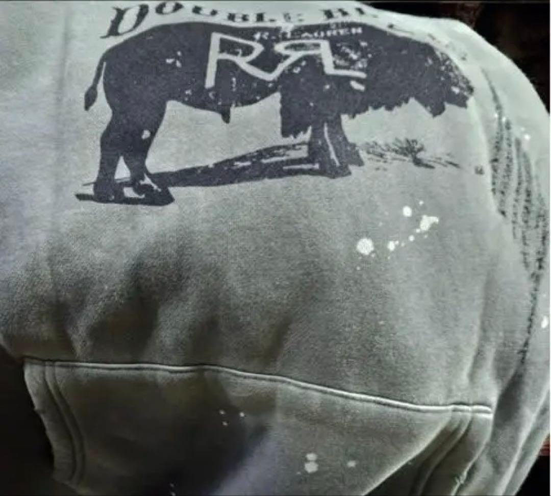 T*u様 RRL Double RL ダメージ バイソン パーカー XL