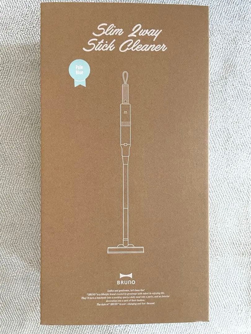 【新品】BRUNO スリム2wayスティッククリーナー 掃除機 ペールブルー