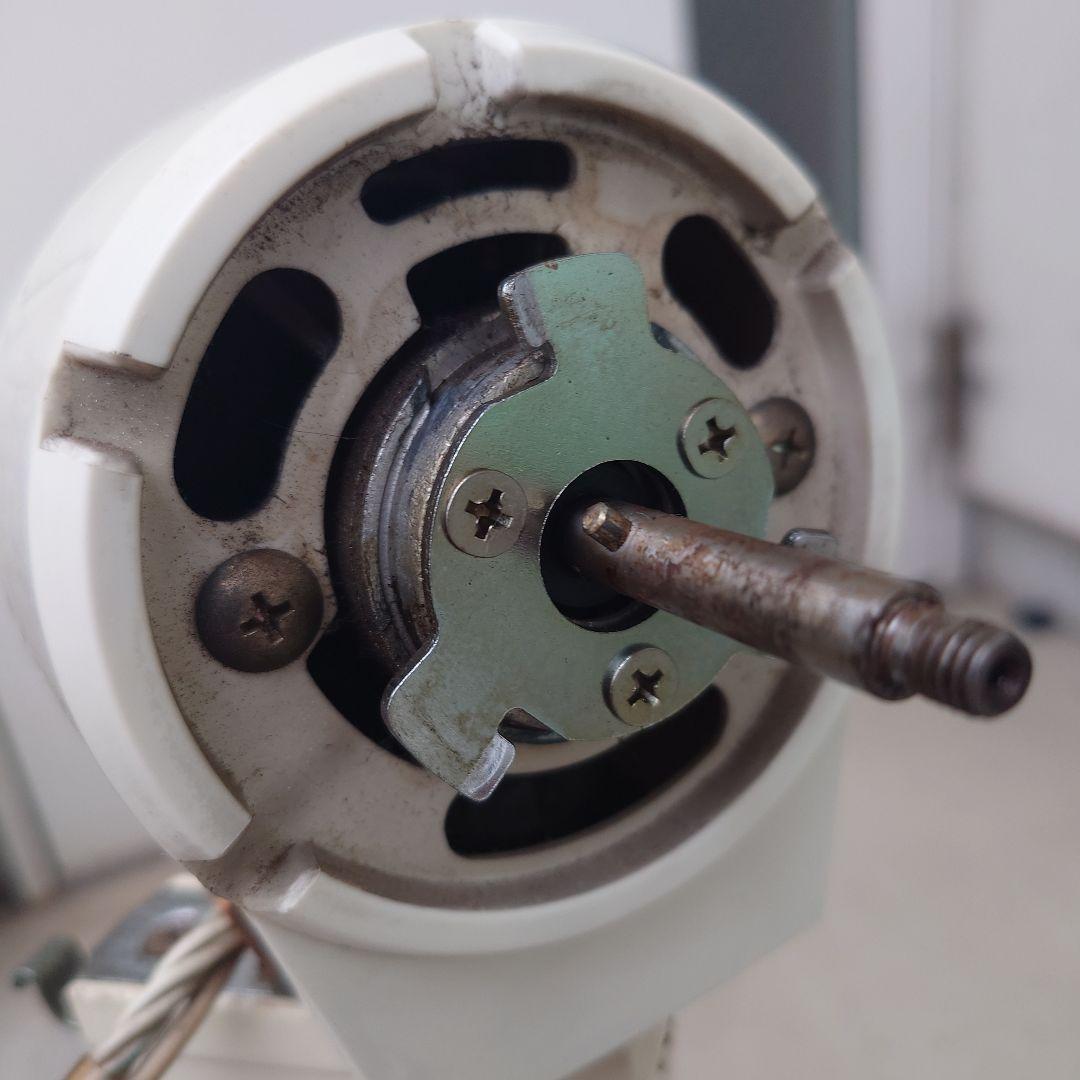 昭和レトロ 東芝扇風機 SF-30F 1968年製 青い4枚羽根の扇風機 可動品