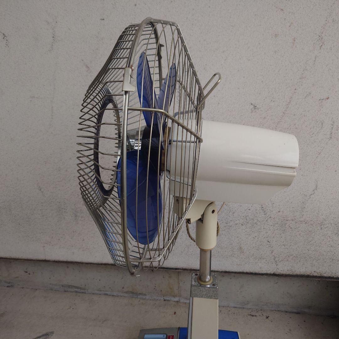 昭和レトロ 東芝扇風機 SF-30F 1968年製 青い4枚羽根の扇風機 可動品