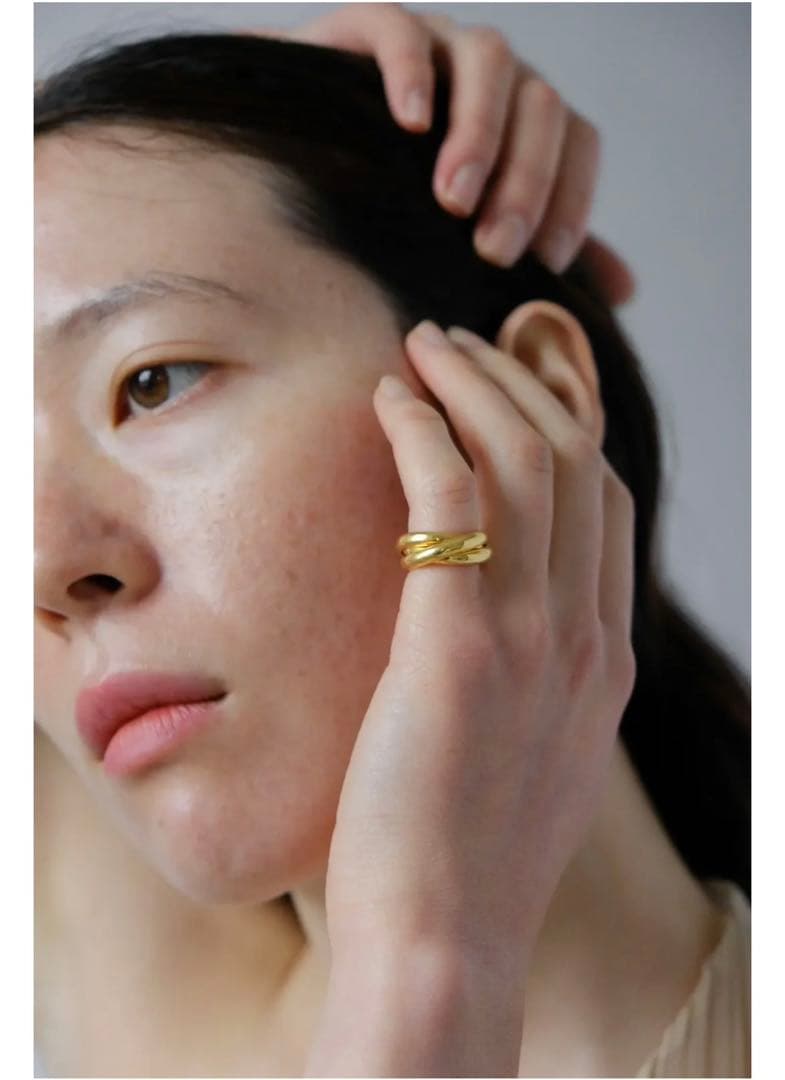 daughter jewelry 3連ピンキーリング 指輪 silver925