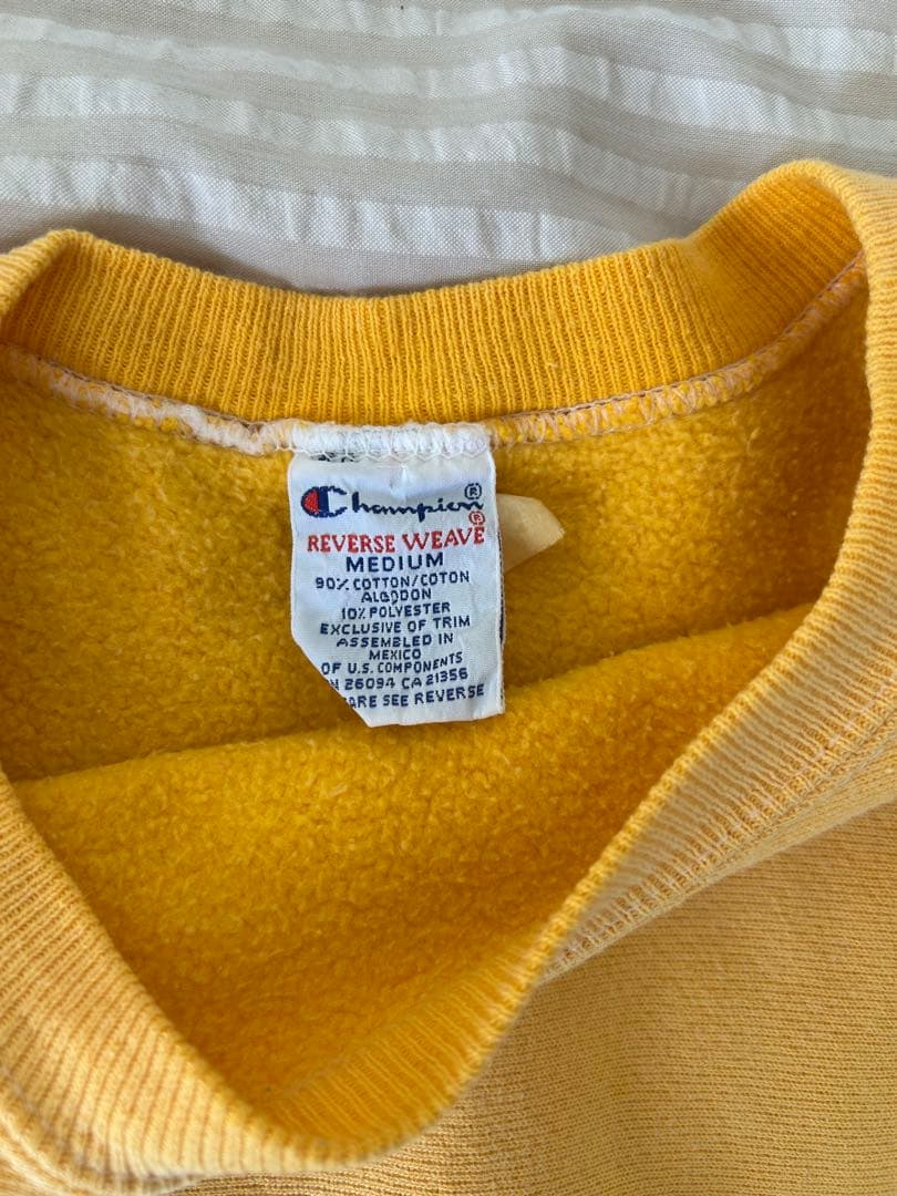 トップス Champion Reverse Weave Medium Yellow