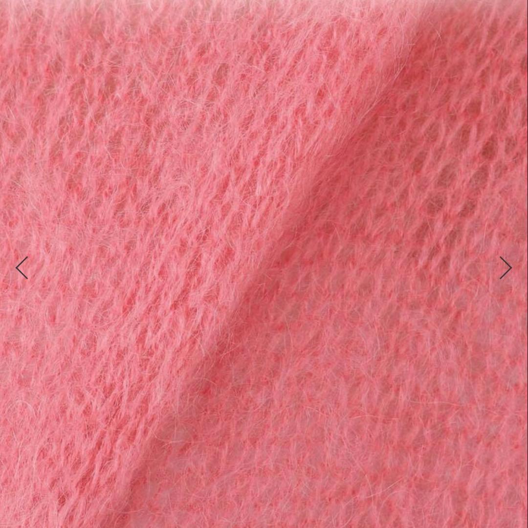 FRAMeWORK フレームワーク　モヘヤMix ローゲージニット　ピンク