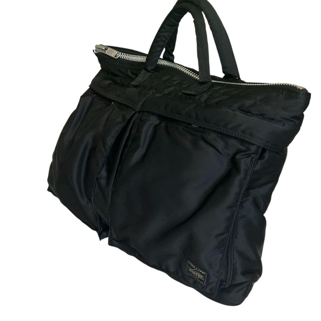 ビロウ島 未使用級 ポーター タンカー ブリーフケース S ブラック