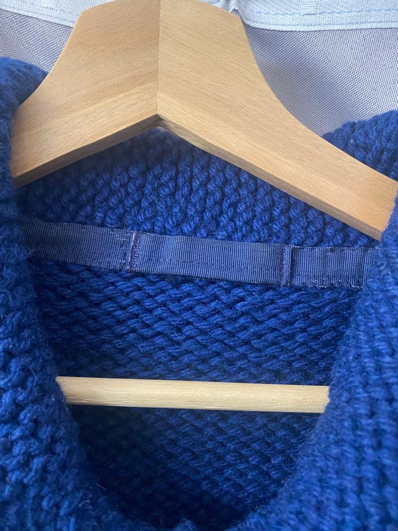 50s 60s 魚柄 フィッシュ カウチンセーター ボタン レア ヴィンテージ