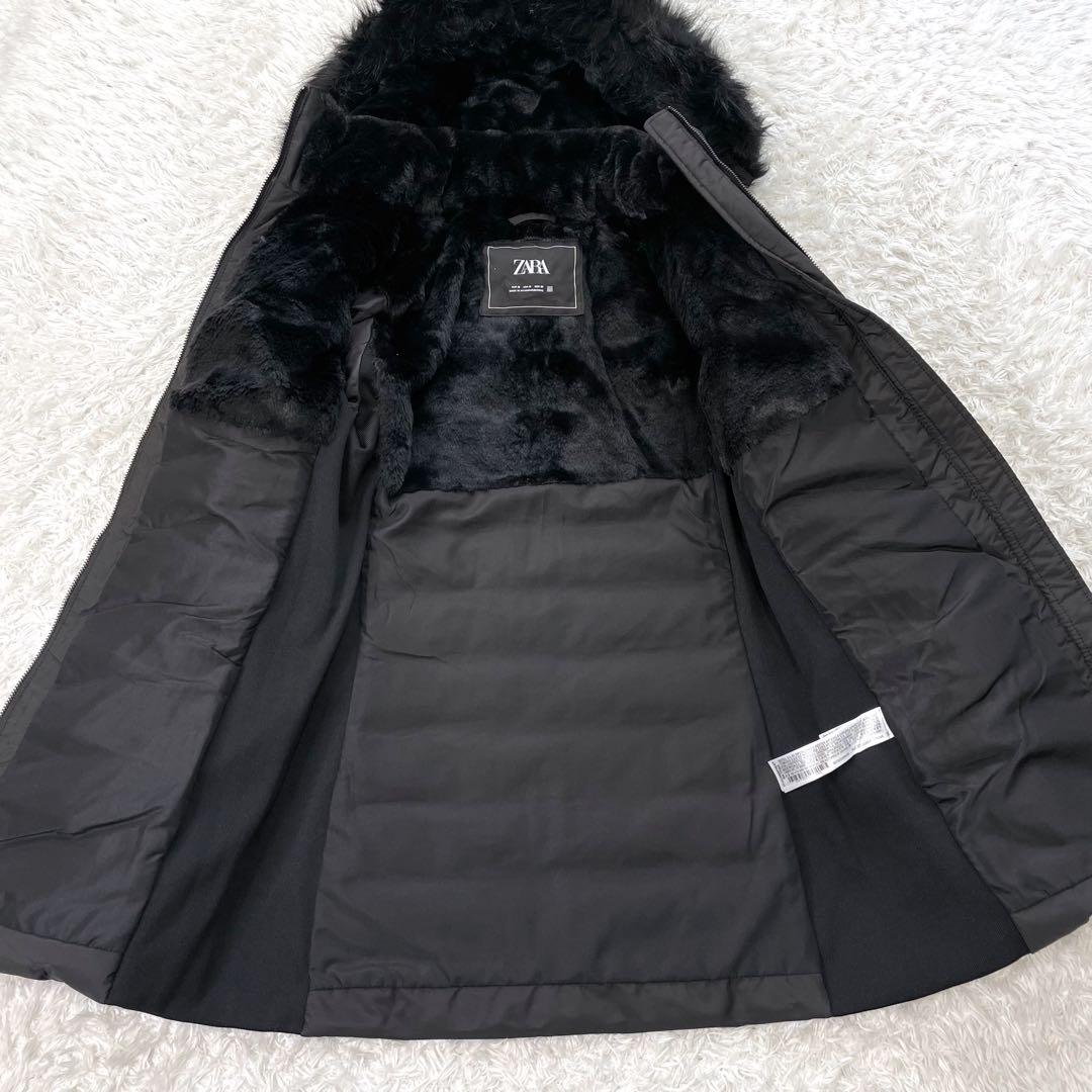 新品✨️ZARA ザラ 美シルエット グレーダックダウンジャケット シームレス M