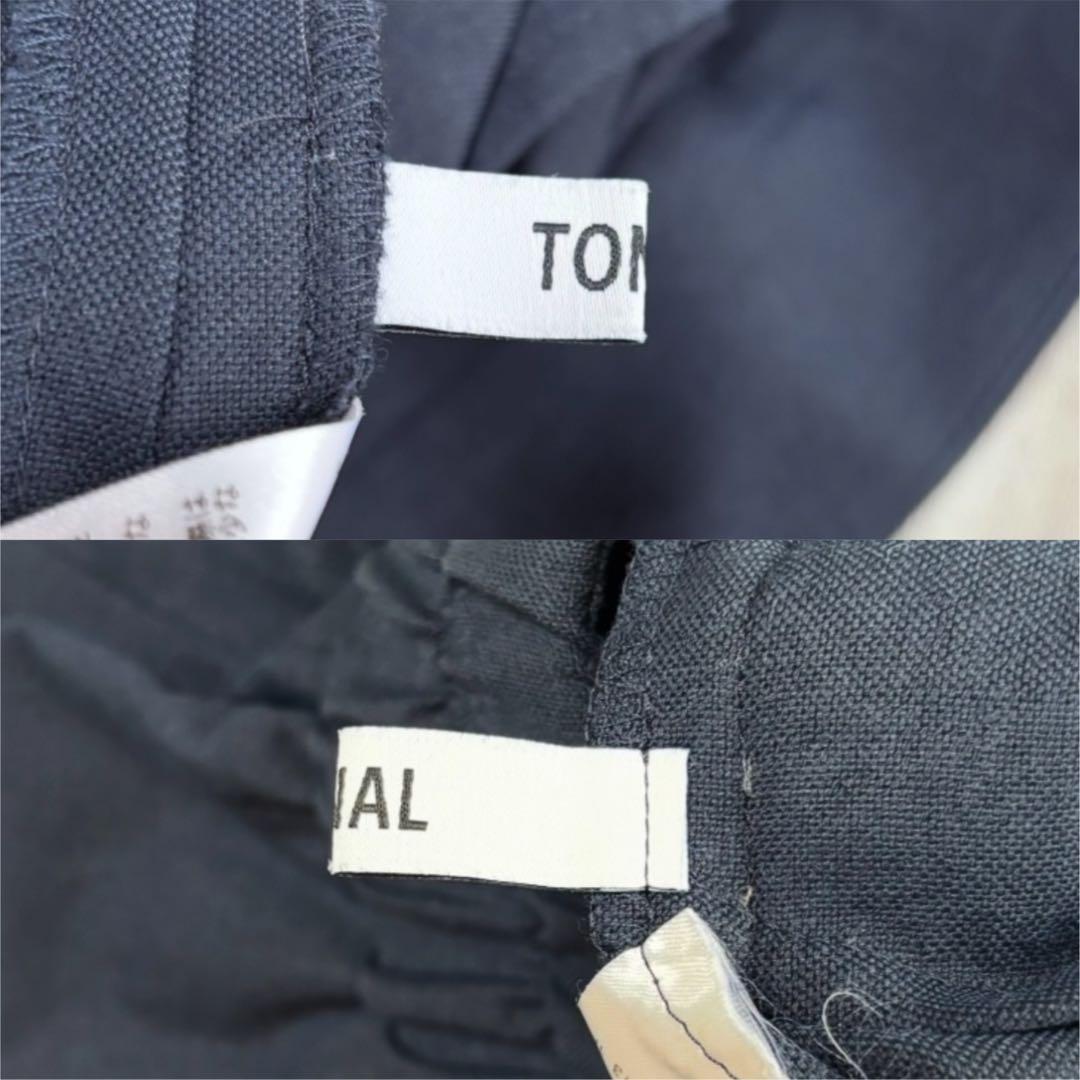 【美品】 トーナル 近年モデル パンツスーツ ダブルジャケット 金ボタン