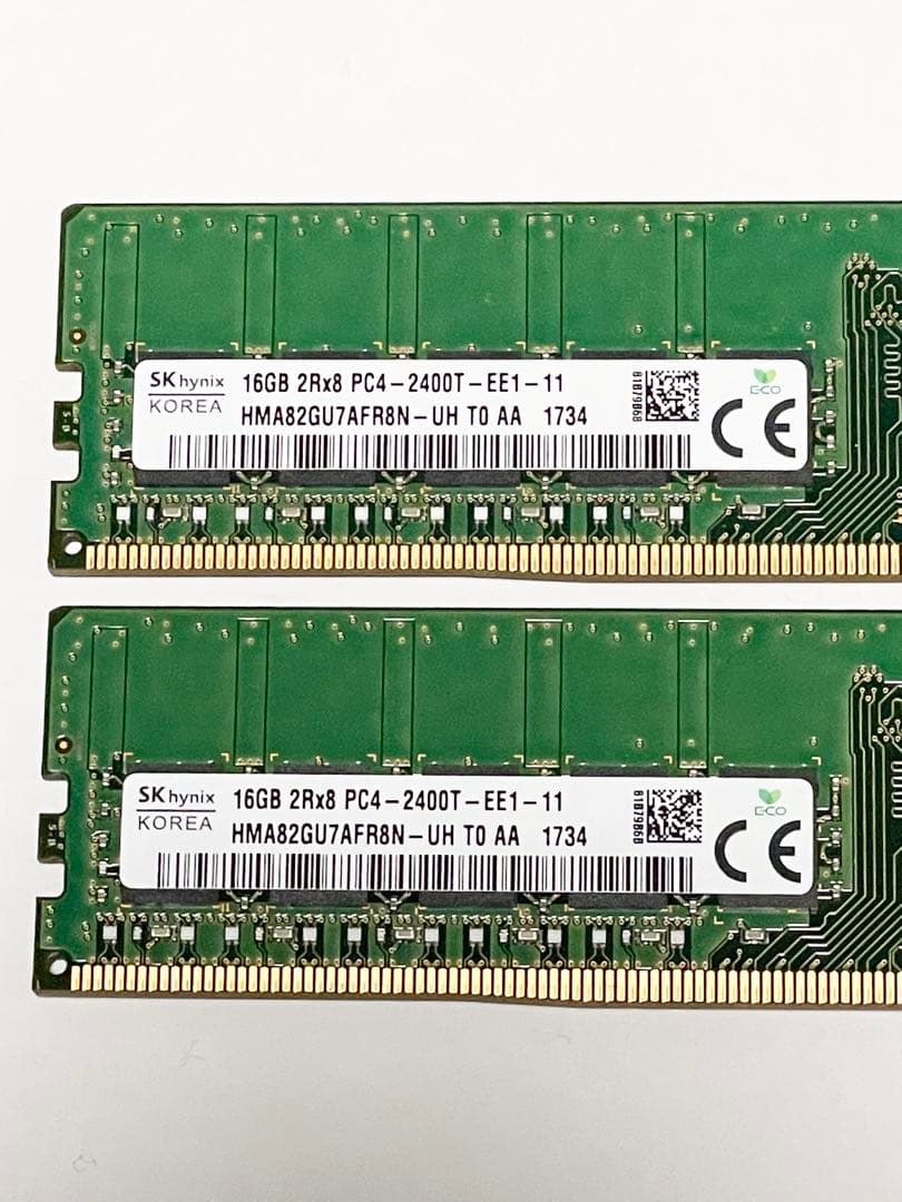 SK Hynix PC4-2400T 16GB メモリ 16×2(32GB)