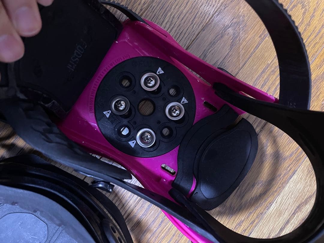 FLUX スノーボードビンディング DS Mサイズ ピンク