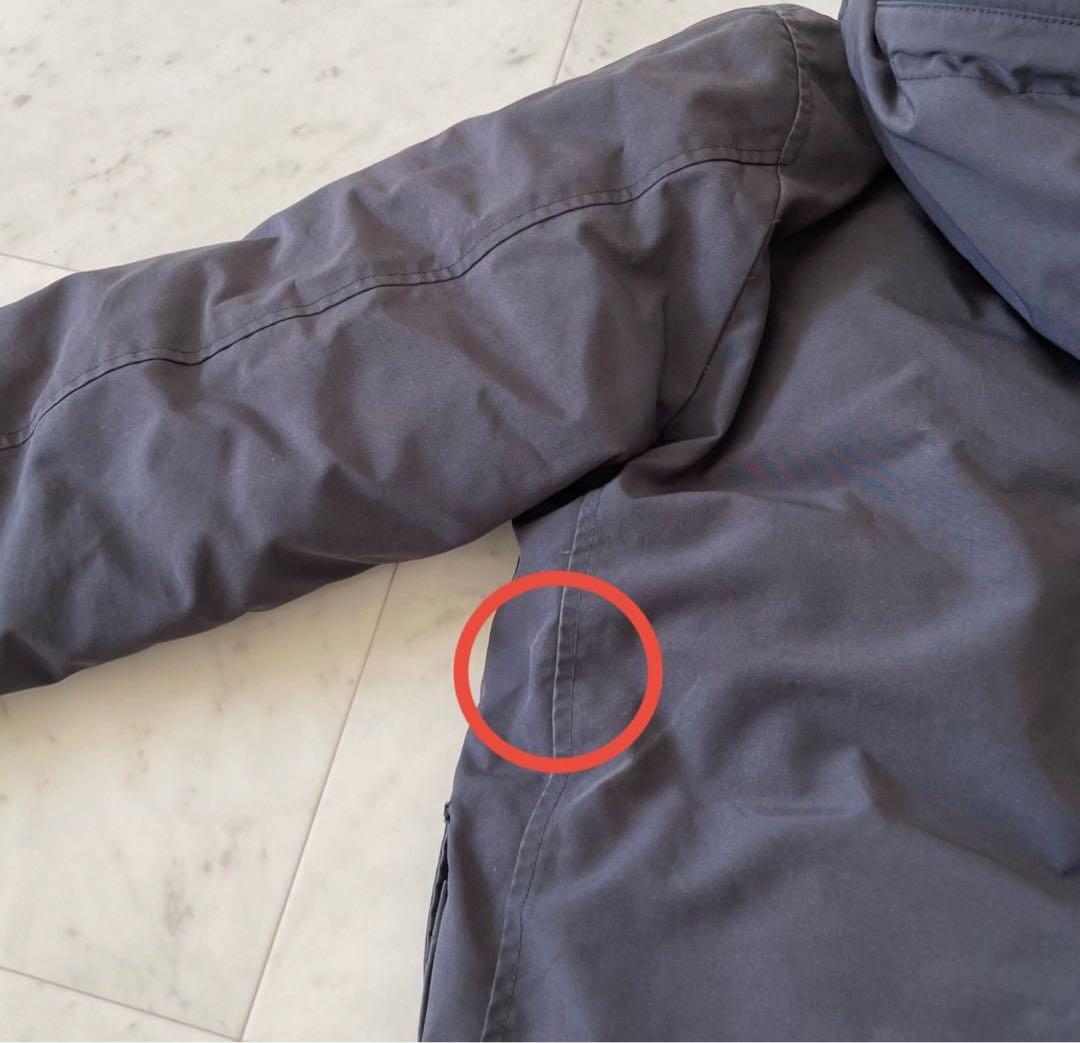 カ*ム様 DANTON タッサー ダウンジャケット 38 ラクーンファー ダウン