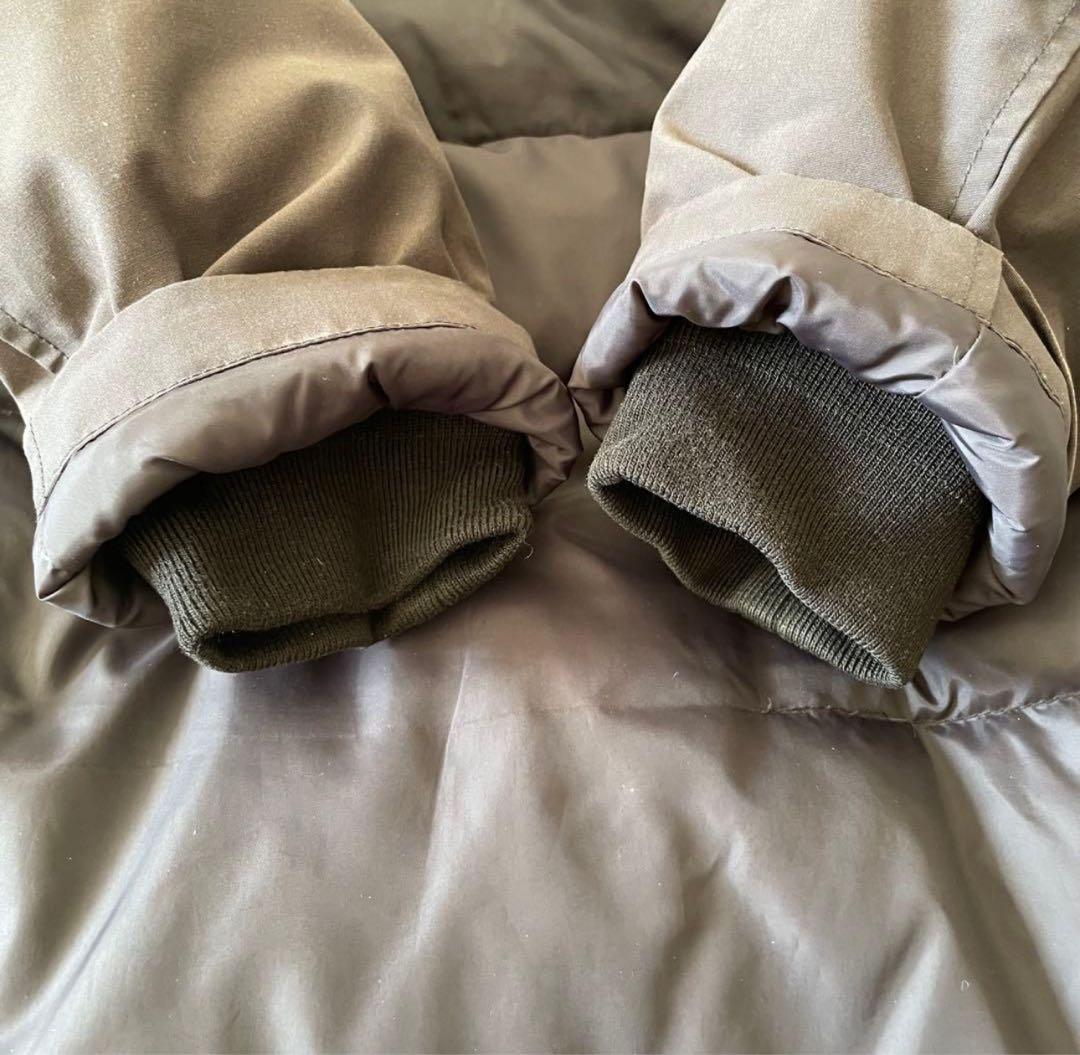 カ*ム様 DANTON タッサー ダウンジャケット 38 ラクーンファー ダウン