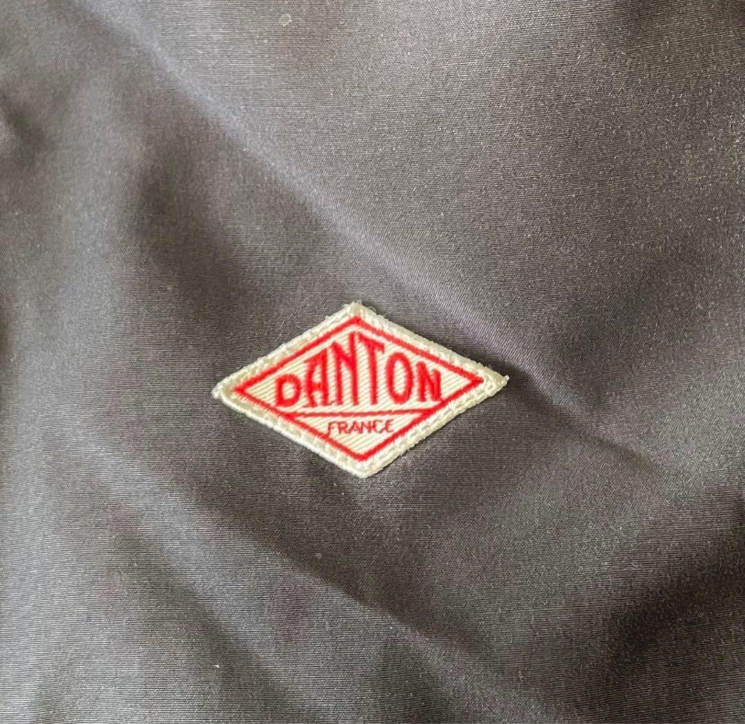 カ*ム様 DANTON タッサー ダウンジャケット 38 ラクーンファー ダウン