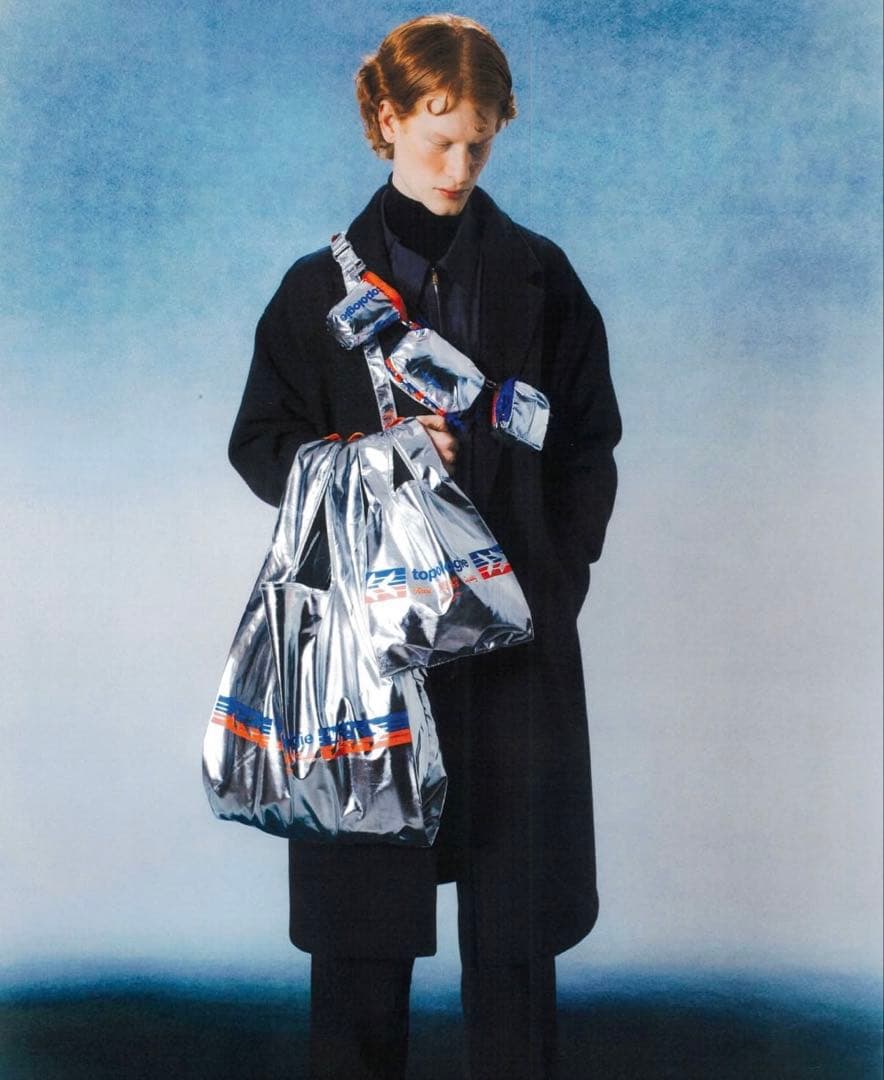 専用　topologie 完売 シルバー エコバッグ コンビニバック