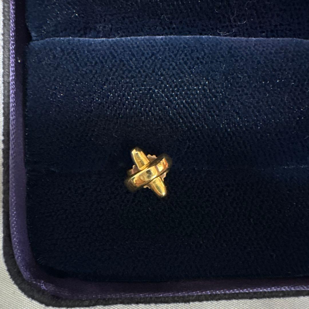 Tiffany ピアス　クロスステッチ　片側のみ